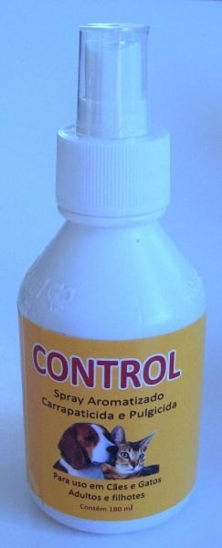 Control Spray - 180 ml Elimina pulgas e carrapatos