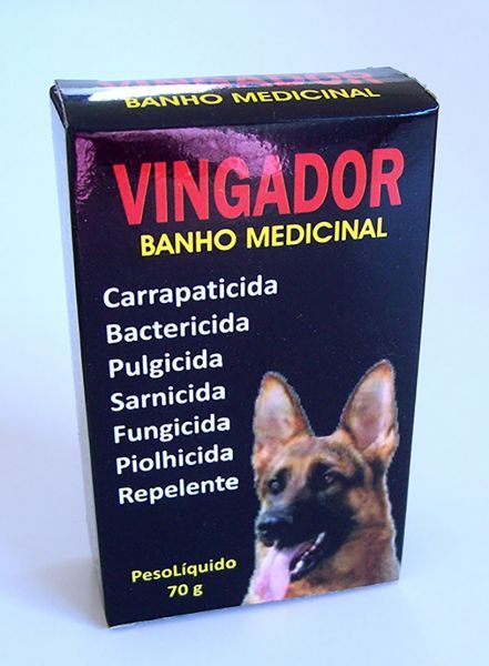 SABÃO VINGADOR 4 EM 1 Parasiticida e dermativo